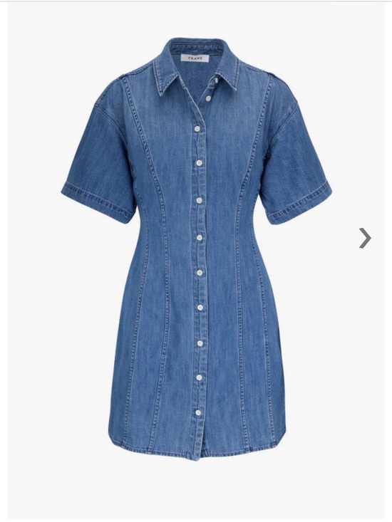 Frame Denim Dresses & Skirts - FRAME Seam Detail Denim Dress